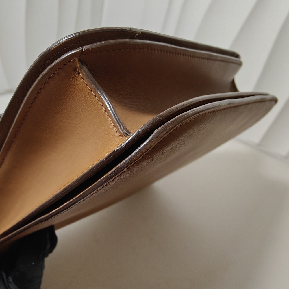 Celine Classic Box Flap Medium Calfskin Leather Bag Caramel - Picture 15 of 16